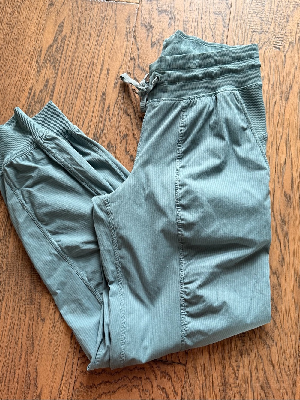 lululemon athletica womens Teal Ribbed Waist Jogger Pants